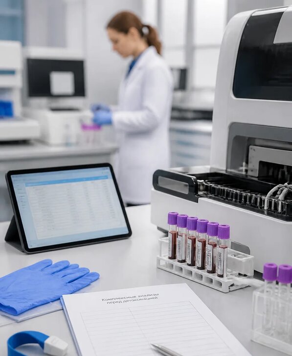 Анализы перед детоксикацией в Невинномысске: от 5115 р. | Медзона